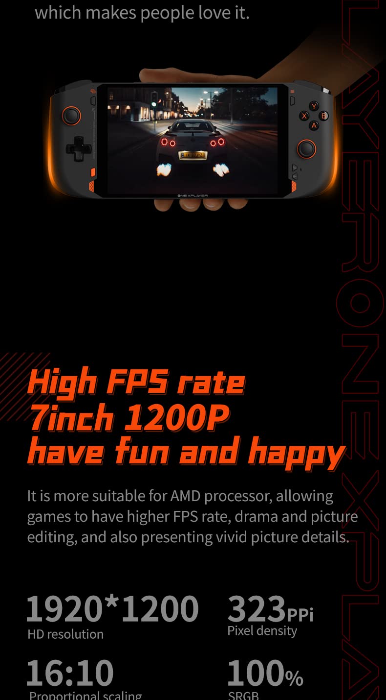 ONE XPLAYER OnexPlayer Mini Pro Consola de jogos portátil de 7